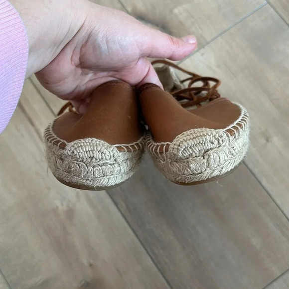 Soludos Leather Espadrilles Platform Gladiator Sz 6 - Picture 12 of 13